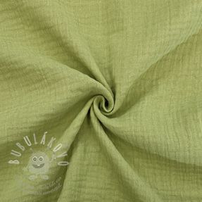 Dupla géz/muszlin old lime ORGANIC