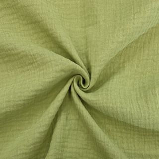 Dupla géz/muszlin old lime ORGANIC