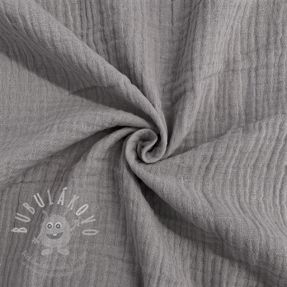 Dupla géz/muszlin grey ORGANIC