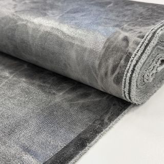 JEANS FOIL TIE DYE black