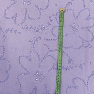 Pamutvászon VOILE Puffy purple