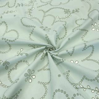 Pamutvászon VOILE Puffy mint