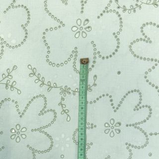 Pamutvászon VOILE Puffy mint