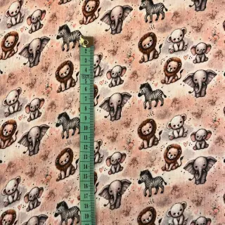 Dupla géz/muszlin Safari buddys design C digital print