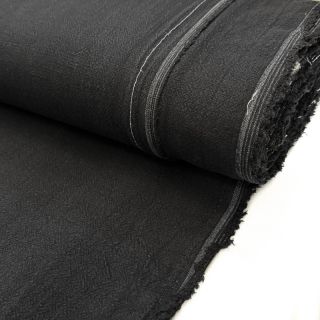 Lenvászon előmosott STONEWASHED PREMIUM black