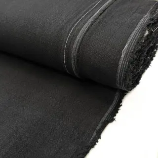 Lenvászon előmosott STONEWASHED PREMIUM black