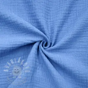 Dupla géz/muszlin royal blue