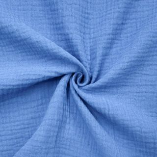 Dupla géz/muszlin royal blue