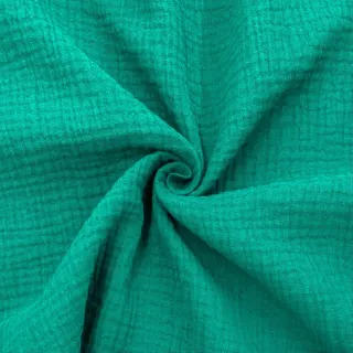 Dupla géz/muszlin dark teal