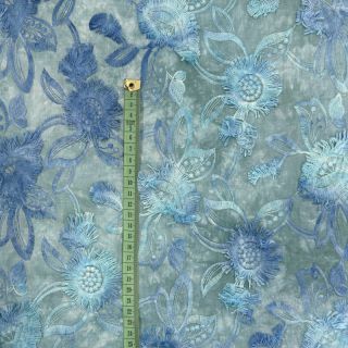 Pamutvászon TIE DYE EMBROIDERY Swingy design C