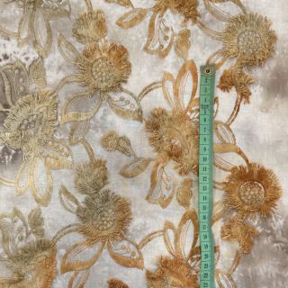 Pamutvászon TIE DYE EMBROIDERY Swingy design A