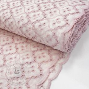 Pamutvászon EMBROIDERY Lilian rose