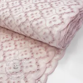 Pamutvászon EMBROIDERY Lilian rose