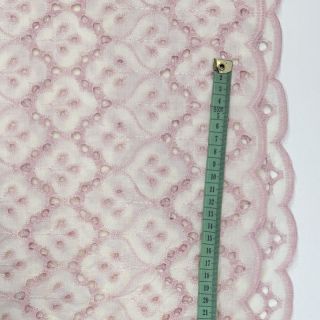 Pamutvászon EMBROIDERY Lilian rose