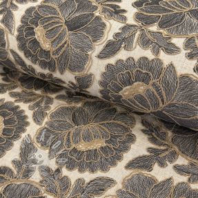 Viszkóz lenvászonnal Lizzy flowy grey