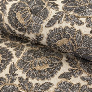 Viszkóz lenvászonnal Lizzy flowy grey