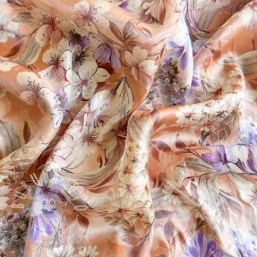 Viszkóz SHINIO Floral treasure red
