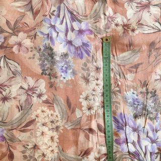 Viszkóz SHINIO Floral treasure red