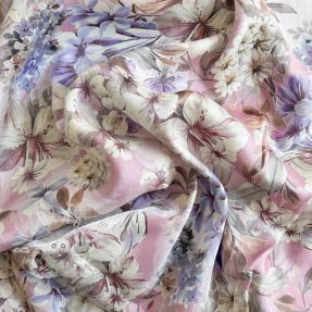 Viszkóz SHINIO Floral treasure pink
