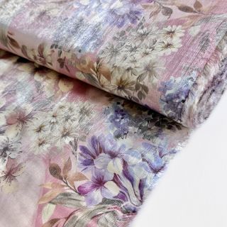 Viszkóz SHINIO Floral treasure pink