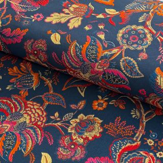 Dekorációs anyag jacquard Inaya bleu
