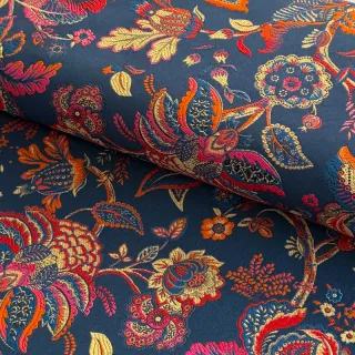 Dekorációs anyag jacquard Inaya bleu