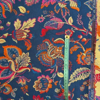 Dekorációs anyag jacquard Inaya bleu