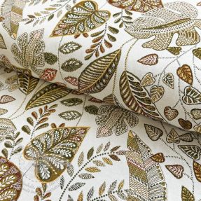 Dekorációs anyag jacquard Euphoria blanc kaki