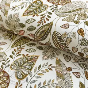 Dekorációs anyag jacquard Euphoria blanc kaki