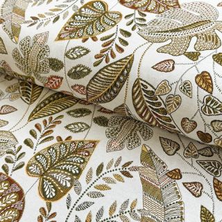 Dekorációs anyag jacquard Euphoria blanc kaki