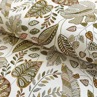 Dekorációs anyag jacquard Euphoria blanc kaki