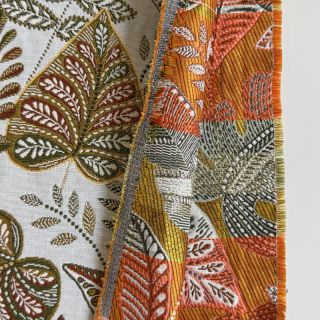 Dekorációs anyag jacquard Euphoria blanc kaki