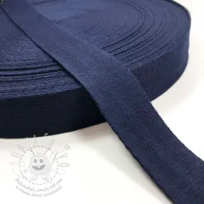 Pamut heveder 4 cm dark blue