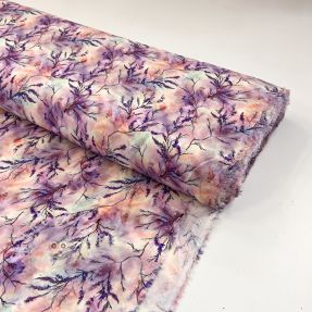 Viszkóz RAYON POPLIN Bright flowers design C digital print