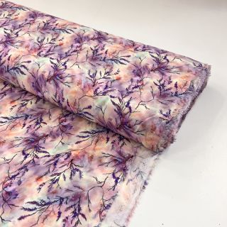 Viszkóz RAYON POPLIN Bright flowers design C digital print