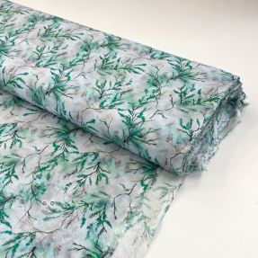 Viszkóz RAYON POPLIN Bright flowers design D digital print