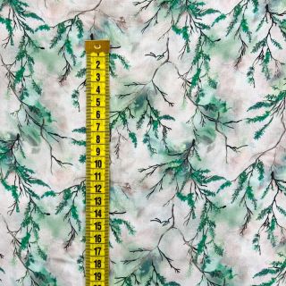 Viszkóz RAYON POPLIN Bright flowers design D digital print
