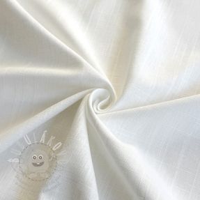 Viszkóz lenvászonnal PREMIUM off white