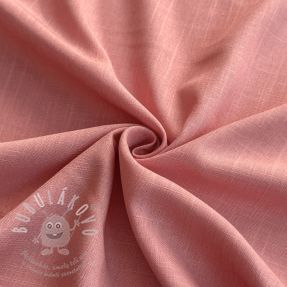 Viszkóz lenvászonnal PREMIUM coral