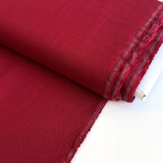 Viszkóz lenvászonnal PREMIUM dark red