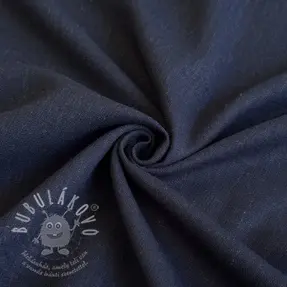 Viszkóz lenvászonnal PREMIUM navy blue
