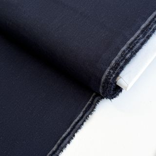Viszkóz lenvászonnal PREMIUM navy blue