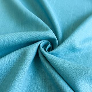 Viszkóz lenvászonnal PREMIUM ocean blue