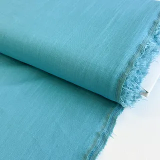 Viszkóz lenvászonnal PREMIUM ocean blue