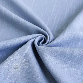 Viszkóz lenvászonnal PREMIUM old blue
