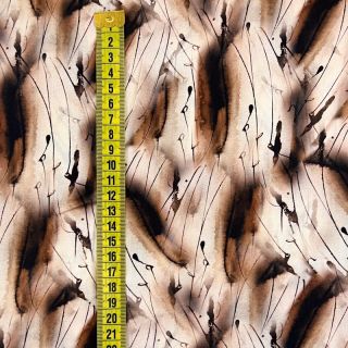 Viszkóz RAYON POPLIN Diverse graphics design F digital print