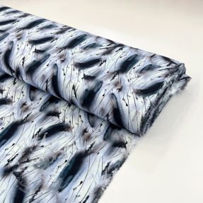 Viszkóz RAYON POPLIN Diverse graphics design G digital print