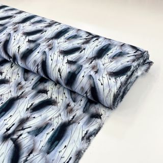 Viszkóz RAYON POPLIN Diverse graphics design G digital print