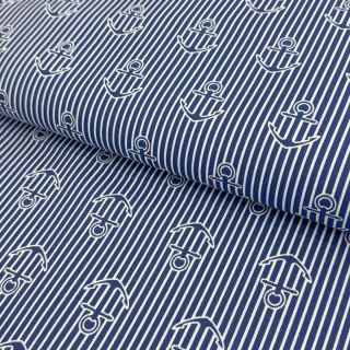 Dekorációs anyag premium Iconic Anchor Stripe