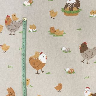 Dekorációs anyag Linenlook Chicken Family Nest